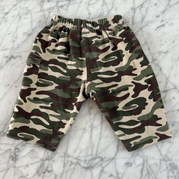 Y2K Camo Cargo Baby Sweatpants Size 3/6 Months - Picture 3 of 4